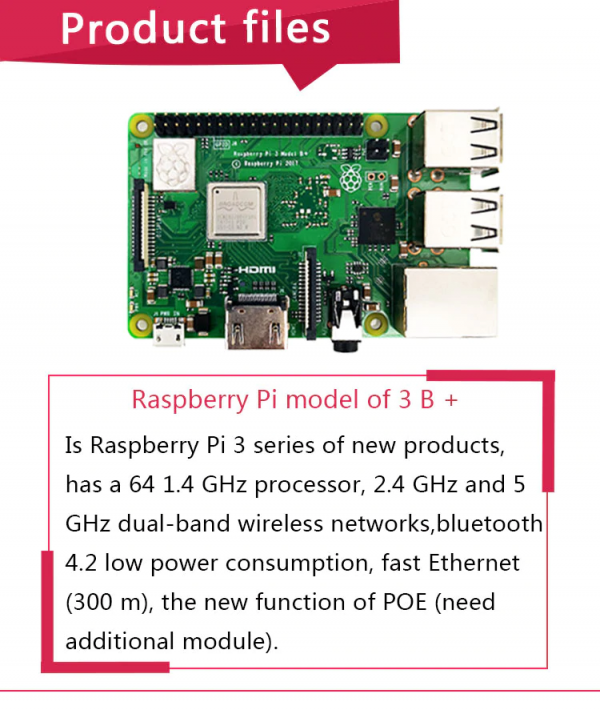 Kit Raspberry Pi 3B+ (Case + Transformador + MicroSD 16GB + Placa) - Imagen 2