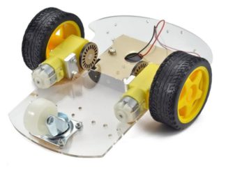 Chasis carro robot para desarrollo con Arduino o Raspberry PI