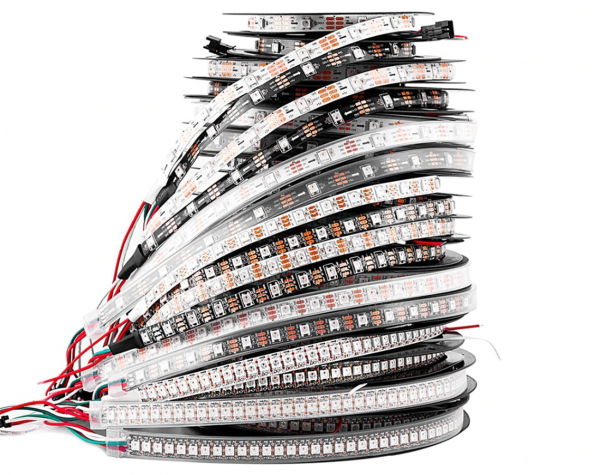 Cinta LED RGB 5m SMD5050 WS2812B 60/m a prueba de agua