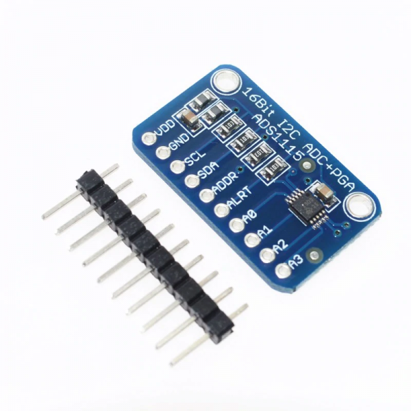 Conversor ADC 16 Bit I2C ADS1115 4 canales con preamplificador - Imagen 4