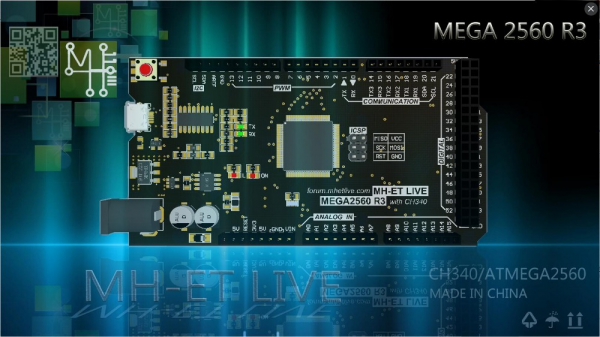 Mega Board 2560 CH340G ATmega2560-16AU Micro USB. Arduino Compatible - Imagen 8