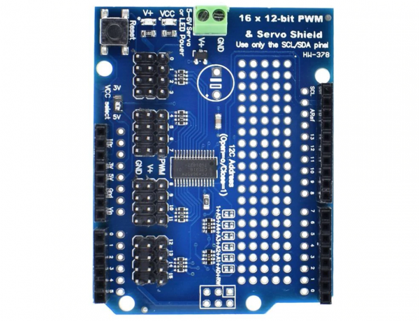 Motorshield driver PWM servomotor I2C - Imagen 8