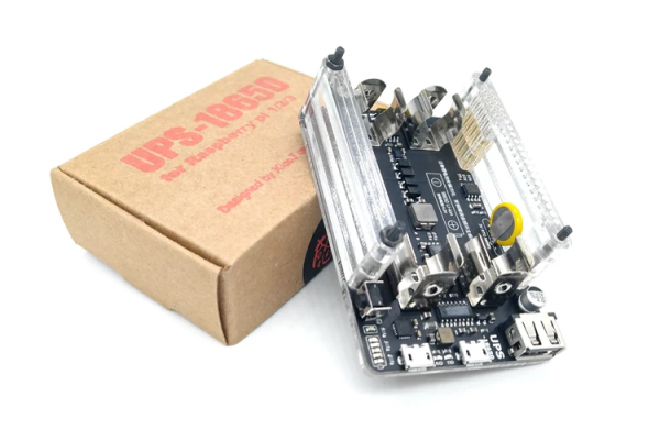 UPS Raspberry Pi 3 B/B+ Tarjeta de poder RTC 5V Salida serial 3A USB