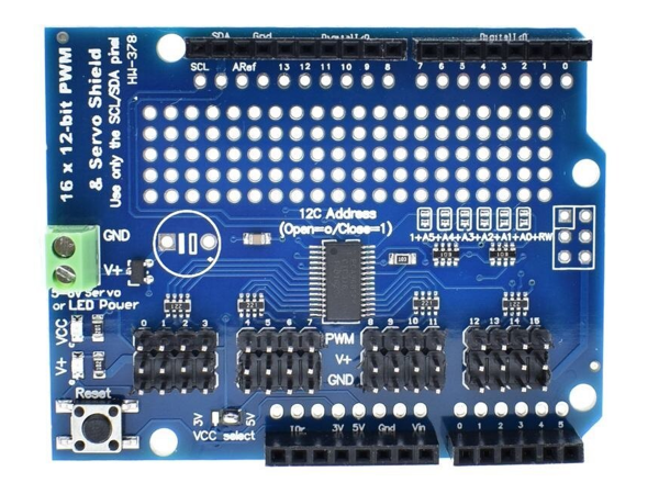 Motorshield driver PWM servomotor I2C - Imagen 7