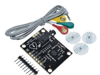 Módulo ECG AD8232 para monitoreo de pulsos del corazón