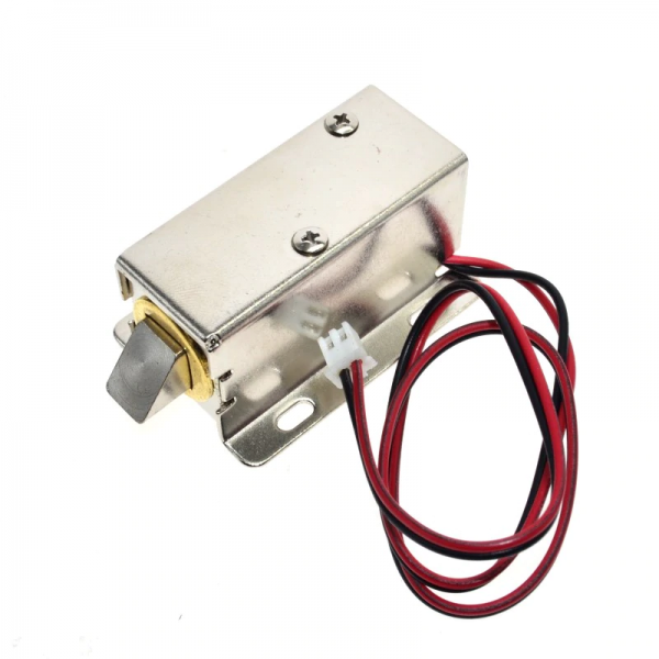 Cerradura eléctrica solenoide para puertas 12V 350mA
