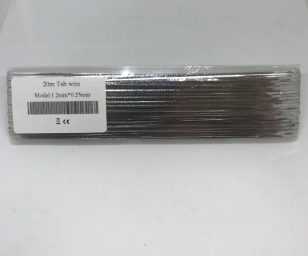 Laminilla para cableado de paneles solares 20 metros 1.2 x 0.25 mm - Imagen 3