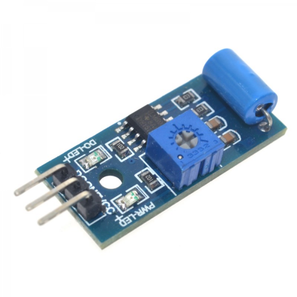 Sensor de vibración normalmente cerrado