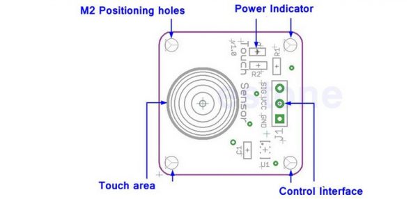 Sensor touch capacitivo TTP223B para Arduino - Imagen 4
