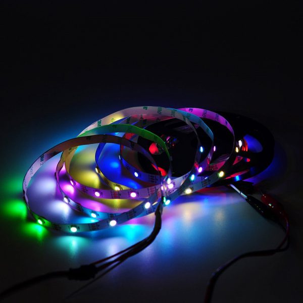 Cinta de LEDs RGB SMD5050 50cm WS2811 sin protección contra humedad - Imagen 6