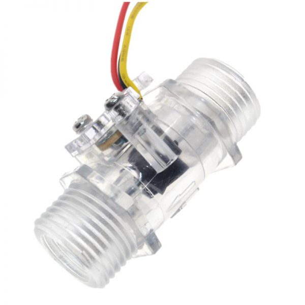 Sensor de flujo de agua 30L/min transparente - Imagen 5