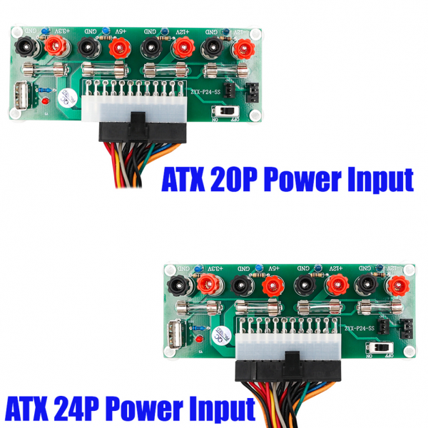 Adaptador ATX 20/24pin laboratorio electrónico - Imagen 4