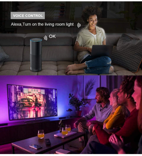 Controlador musical SP107E para cintas LED WS2812B/11 Bluetooth RGB/RGBW - Imagen 4