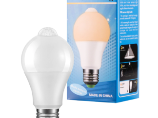 Ampolleta LED con sensor de movimiento PIR IP42 E27 12W 110-220VAC