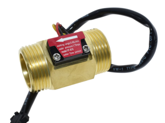 Sensor de flujo de agua metálico YF-B10 DB25 Efecto Hall