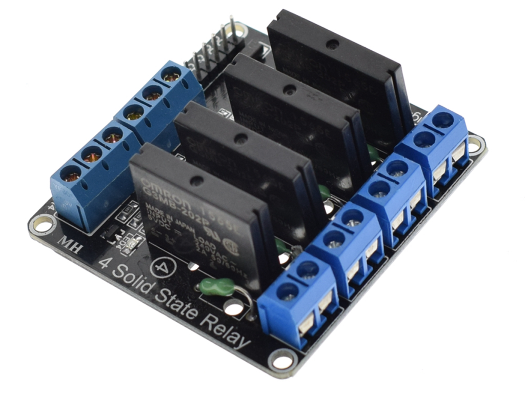 Rele de estado solido (SSR) 4 Canales 5VDC G3MB-202P