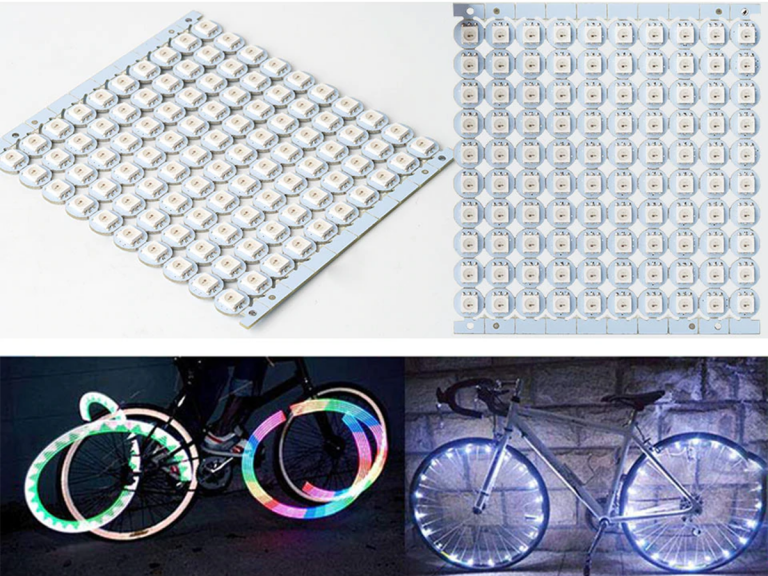 LED WS2812B unidad PCB fondo negro 5VDC IC 5050 RGB - Imagen 2