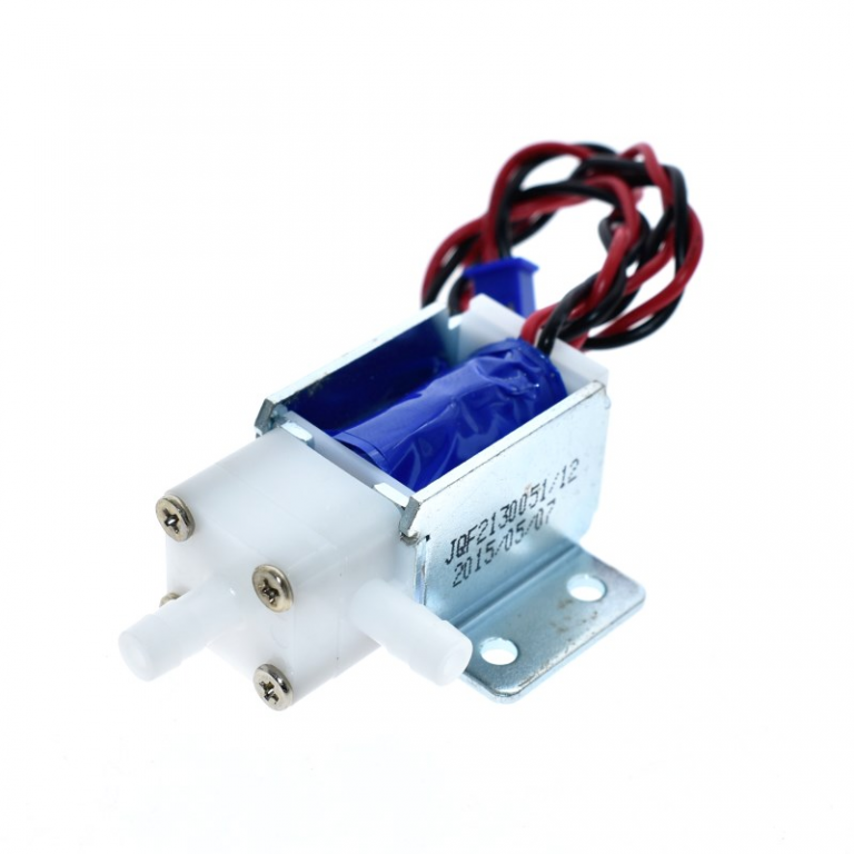 Válvula solenoide de aire/agua 12V normalmente abierta ideal para riego de plantas