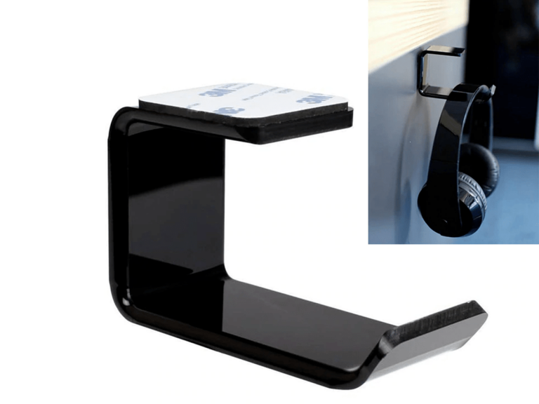 Soporte dual para audífonos montaje pared/escritorio - Imagen 4