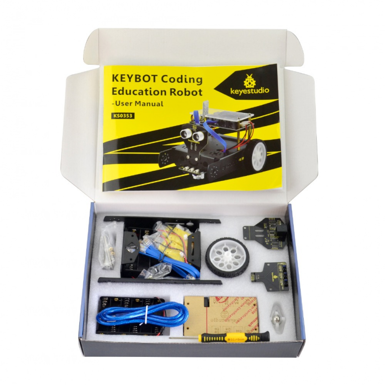 KIT Carro robot educación KEYBOT Keyestudio Arduino - Imagen 17