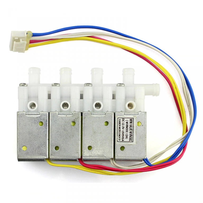 Válvulas solenoides agua/aire 12V 4 vías control independiente - Imagen 3