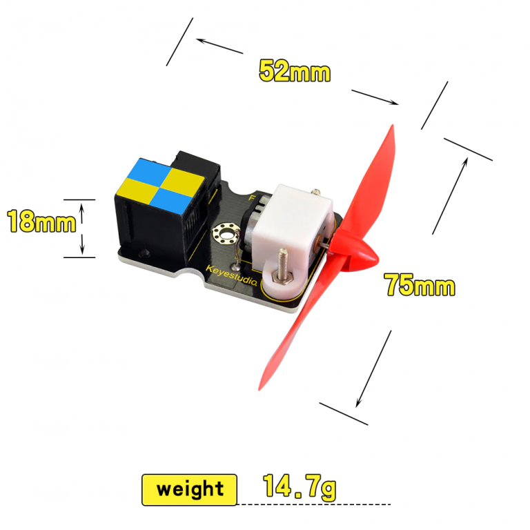 Módulo Hélice Keyestudio EASY plug L9110 Arduino STEAM Robot - Imagen 3