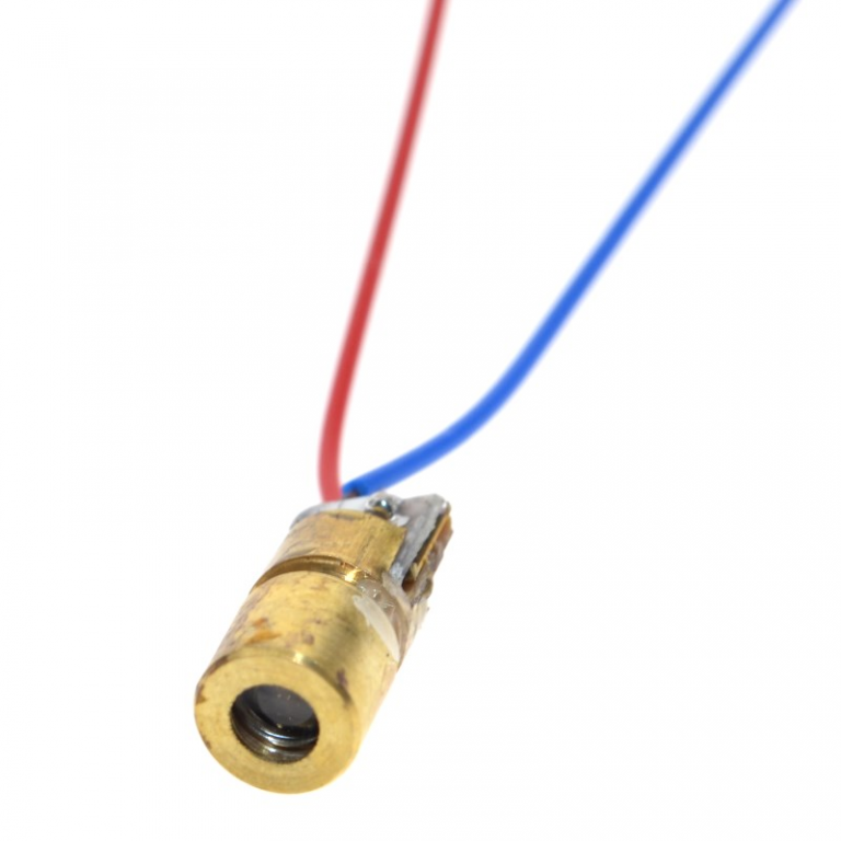 Puntero laser 5V 650nm 5mW con cable