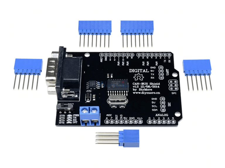 Shield CAN MCP2515 SPI 9 Pines conector Sub-D Arduino - Imagen 2