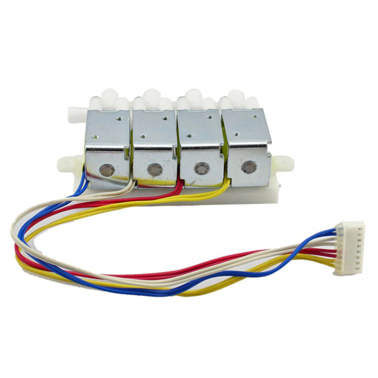 Válvulas solenoides agua/aire 12V 4 vías control independiente - Imagen 5