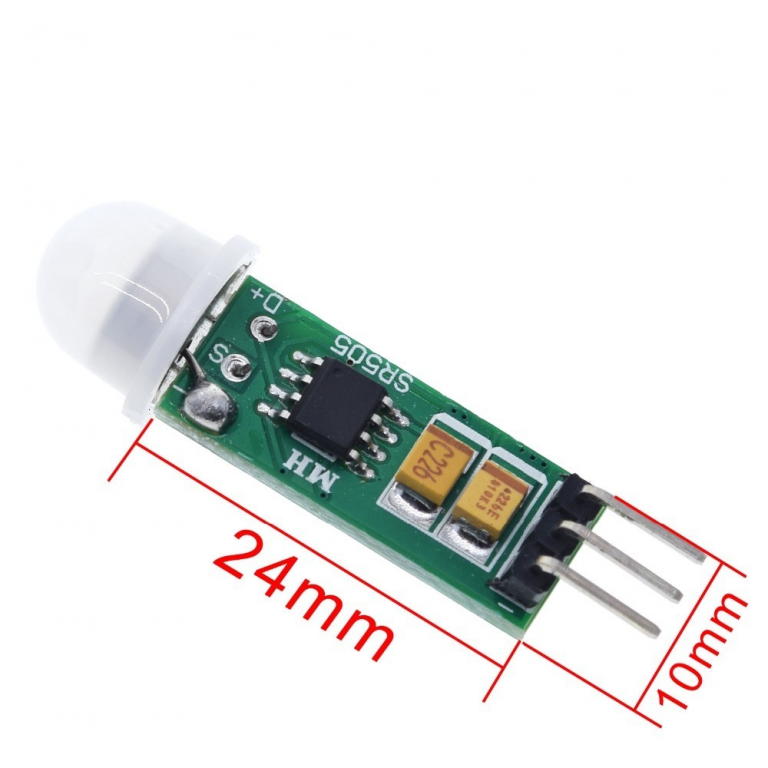Mini sensor PIR HC-SR505 detector infrarrojo movimiento Arduino - Imagen 4
