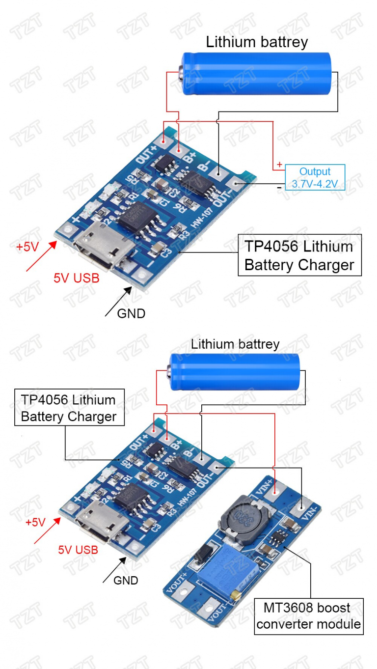 Fuente de alimentación DC-DC step up MT3608 5V 2A USB para Arduino - Imagen 2
