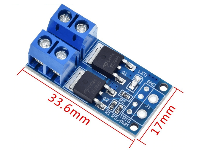 Driver MOSFET 15A 400W regulador PWM Arduino RPI - Imagen 6