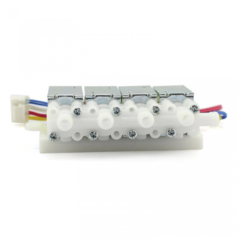 Válvulas solenoides agua/aire 12V 4 vías control independiente - Imagen 6