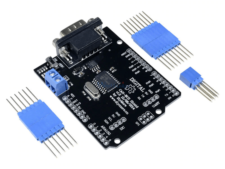Shield CAN MCP2515 SPI 9 Pines conector Sub-D Arduino - Imagen 3