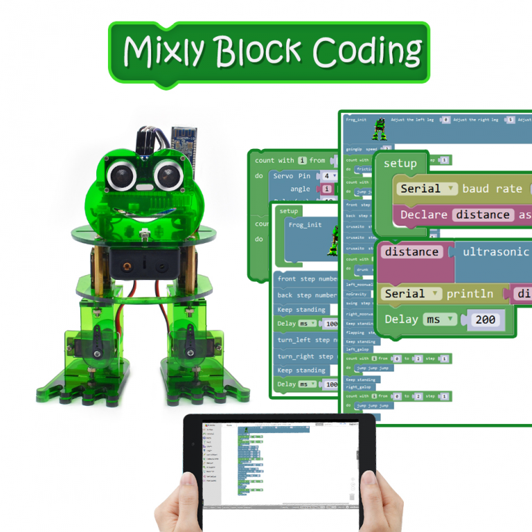 Kit Frog Robot Keyestudio 4-DOF Arduino Nano - Imagen 4