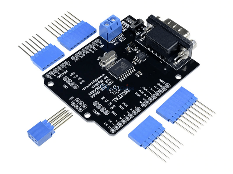 Shield CAN MCP2515 SPI 9 Pines conector Sub-D Arduino - Imagen 4