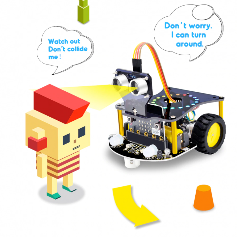 Keyestudio Mini Smart Micro:bit Robot Car V2.0 - Imagen 7
