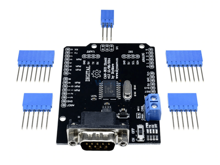 Shield CAN MCP2515 SPI 9 Pines conector Sub-D Arduino - Imagen 5