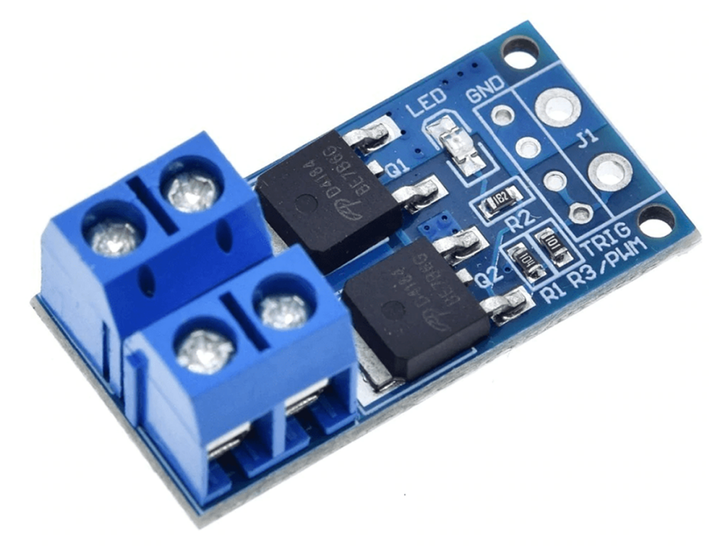 Driver MOSFET 15A 400W regulador PWM Arduino RPI - varper.cl