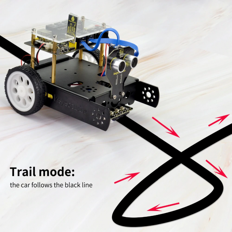 KIT Carro robot educación KEYBOT Keyestudio Arduino - Imagen 9