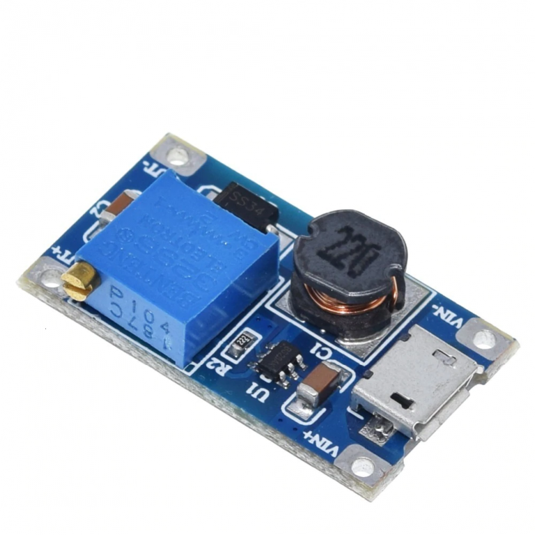 Fuente de alimentación DC-DC step up MT3608 5V 2A USB para Arduino - Imagen 6