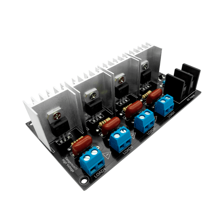 Dimmer 4 canales Triac AC 3.3V/5V AC 50/60hz 220V/110V Arduino