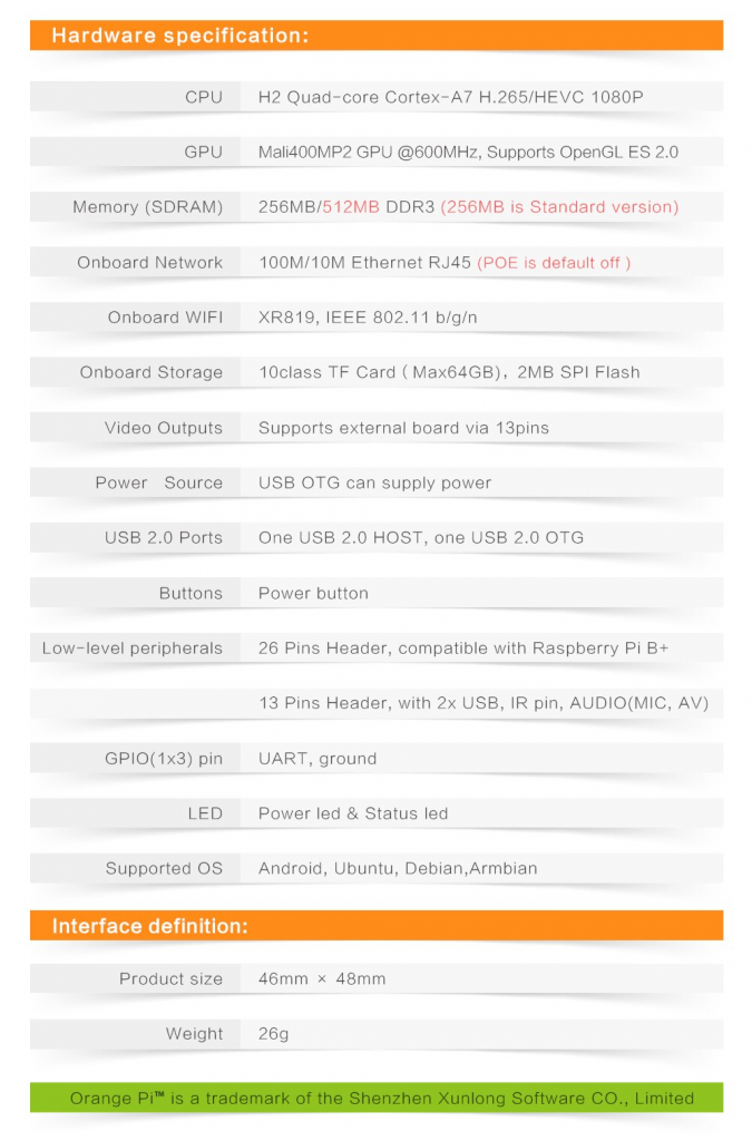 Orange Pi Zero H2 Quad Core 512MB - Imagen 11