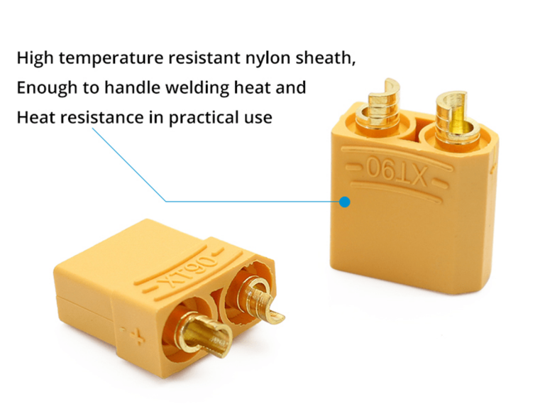 Pack 5 pares 10pcs conector XT90 H/M tipo bala baterías - Imagen 3