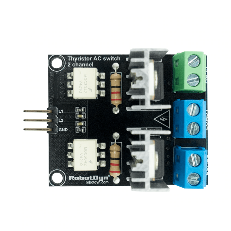 Triac 2 canales AC 3.3V/5V AC 50/60hz 220V/110V Arduino - Imagen 2