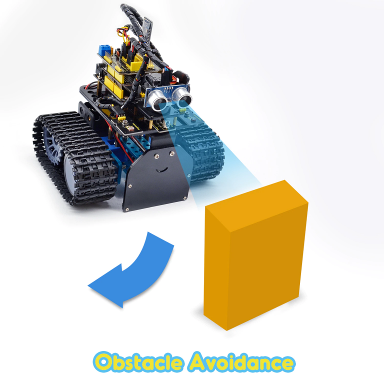 Carro robot tanque Keyestudio V2.0 Arduino Robot STEM/Mixly - Imagen 4
