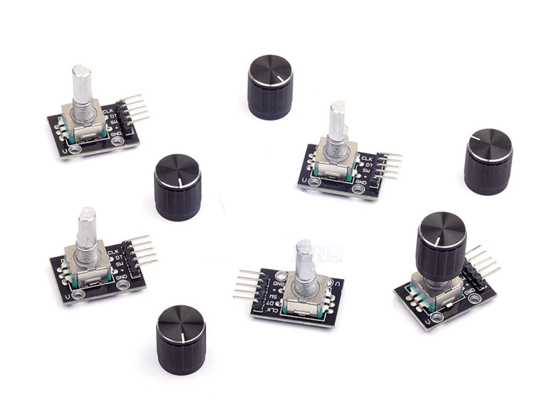 Kit 5pcs encoder KY-040 360 grados Arduino - Imagen 5
