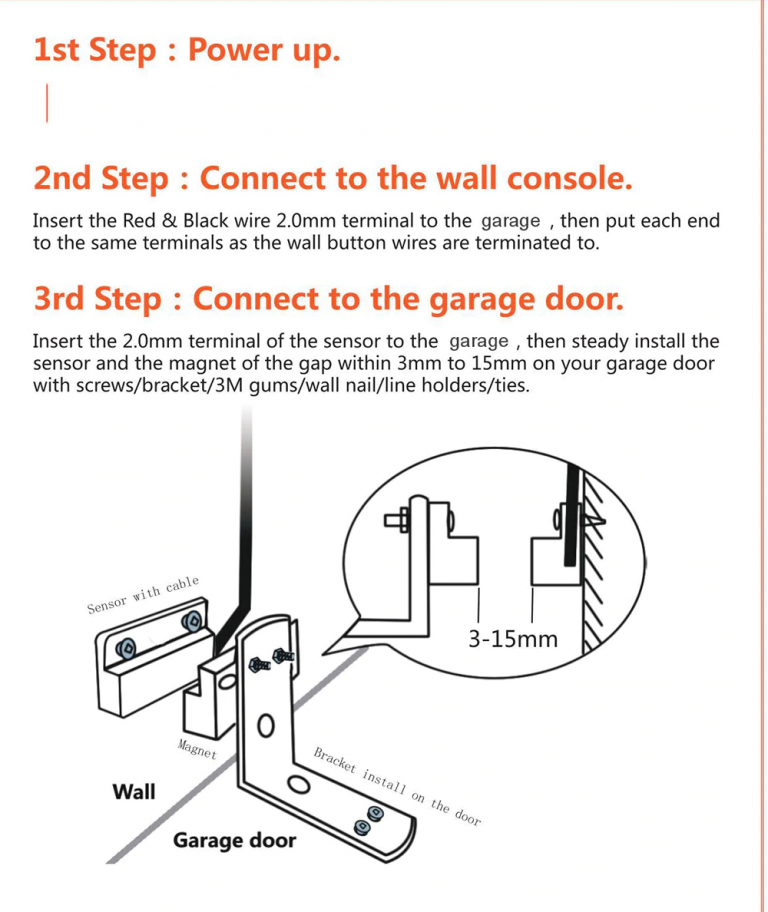 Sonoff Sensor de garaje TUYA Wifi portón abierto/cerrado Google Alexa - Imagen 6