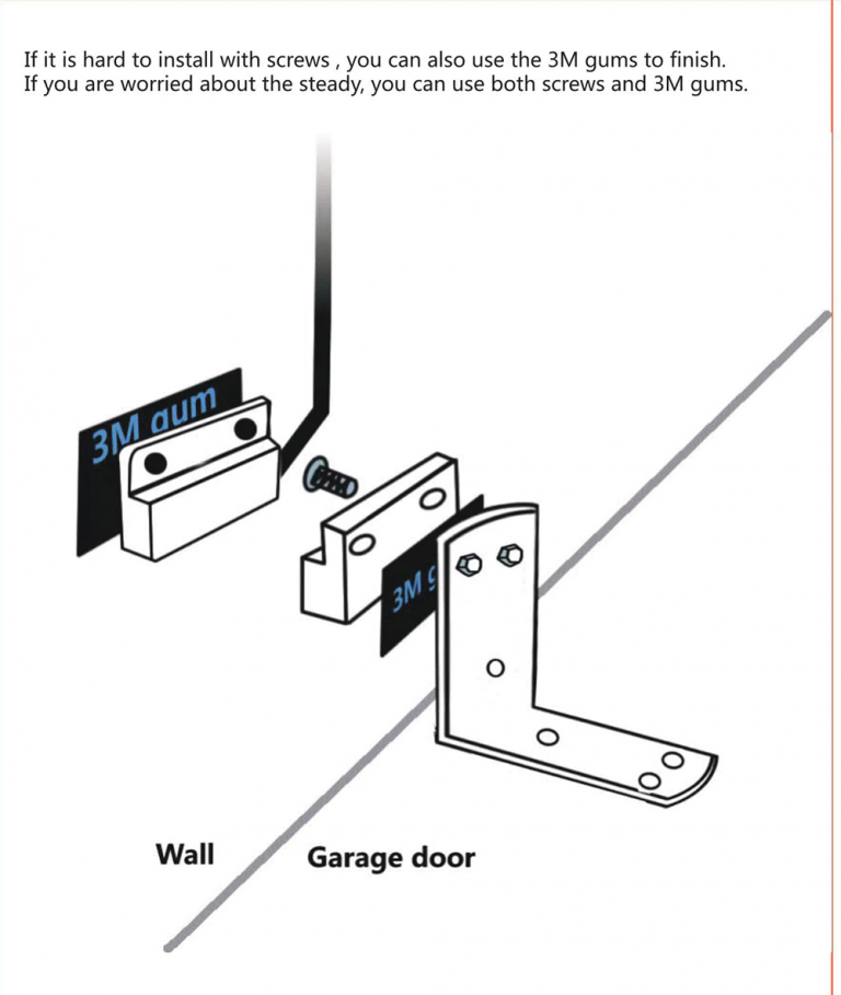 Sonoff Sensor de garaje TUYA Wifi portón abierto/cerrado Google Alexa - Imagen 7