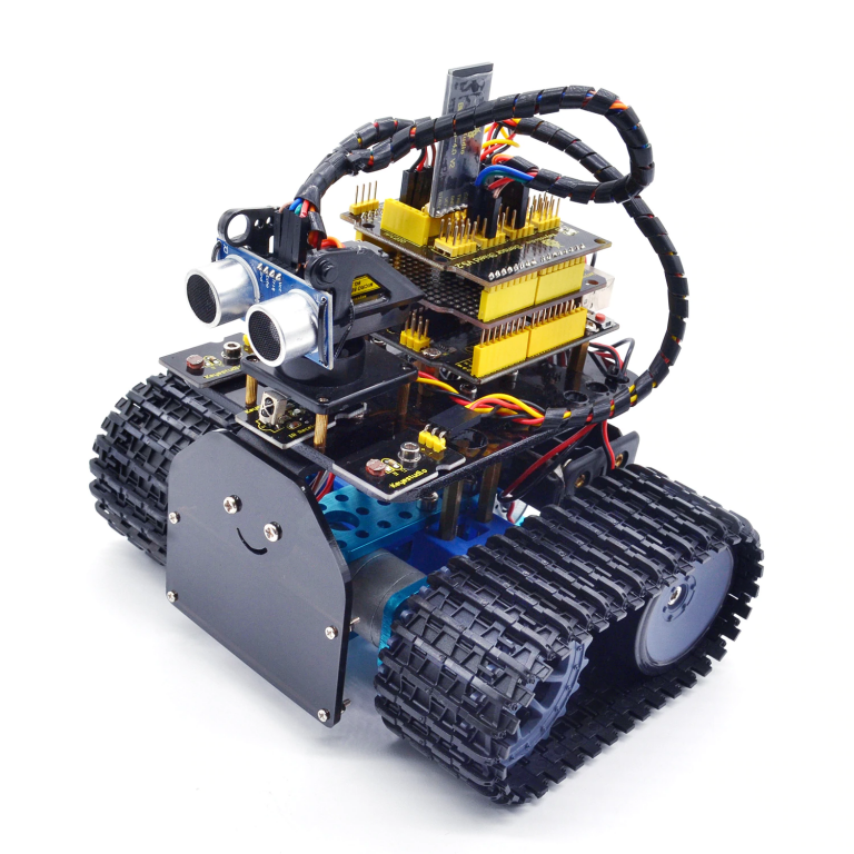 Carro robot tanque Keyestudio V2.0 Arduino Robot STEM/Mixly - Imagen 7
